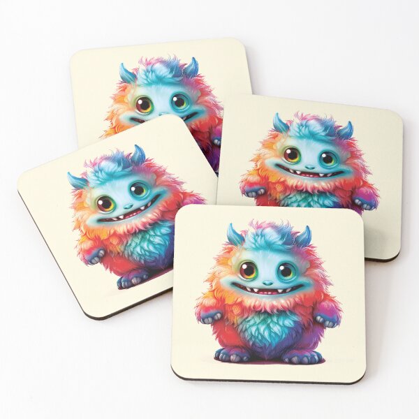 Item preview, My Cuddly Monster, Friendly Fun, Cute Friend designed and sold by CharlottePlaceArt.