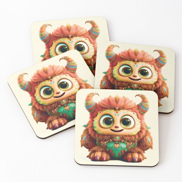 Item preview, My Cuddly Monster, Friendly Fun, Cute Friend designed and sold by CharlottePlaceArt.