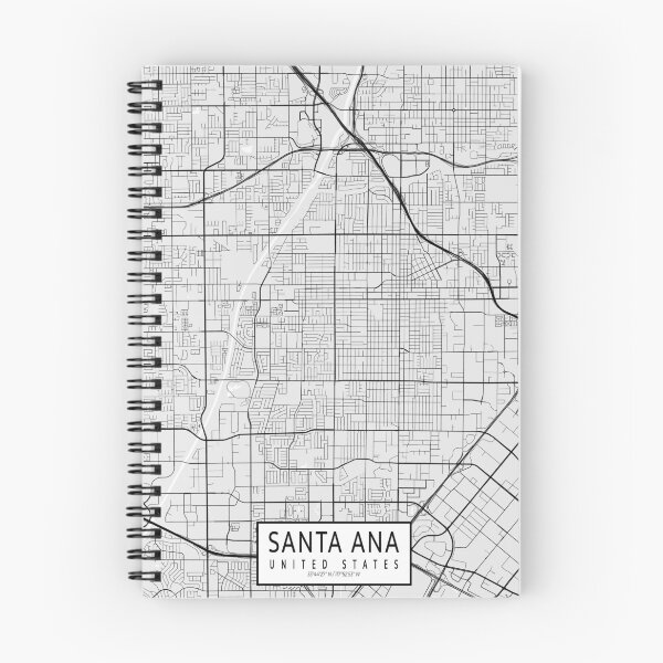 Item preview, Mapa de la ciudad de Santa Ana, California, EE. UU. - Claro designed and sold by deMAP.