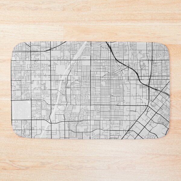 Item preview, Santa Ana City Map of California, USA - Light designed and sold by deMAP.