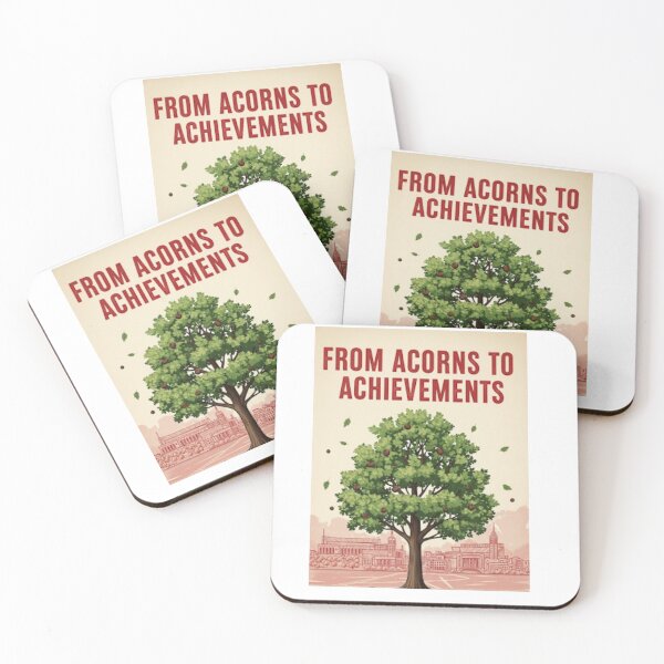 Item preview, College Poster: From Acorns to Achievements designed and sold by VarsityVibes.