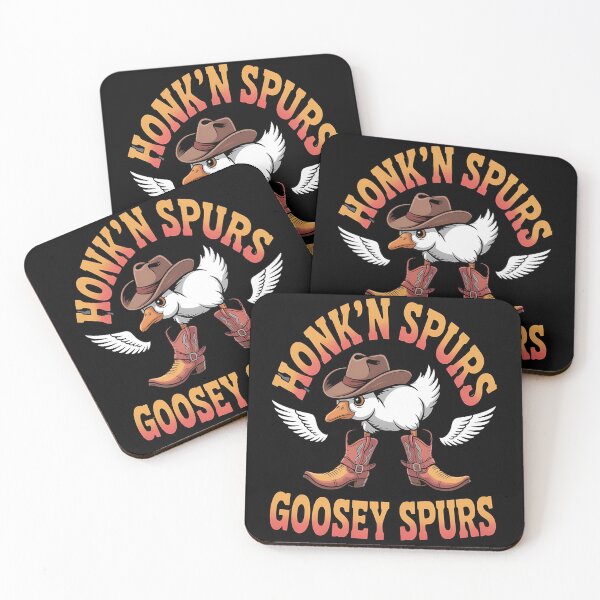 Item preview, Cowboy goose - Yeehaw goose - Goose in boots - Goose on the loose - Western goose - Silly goose - Honky tonk goose - Cowgirl duck designed and sold by JansenGS.