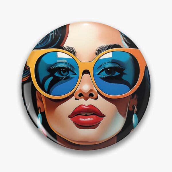 Artikelvorschau, Sunny Girl mit Sonnenbrille, Sunny Girl trägt Sonnenbrille, Sunspecs, Sunnies entworfen und verkauft von CharlottePlaceArt.