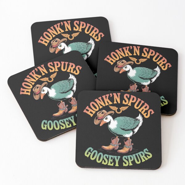 Item preview, Cowboy goose - Yeehaw goose - Goose in boots - Goose on the loose - Western goose - Silly goose - Honky tonk goose - Cowgirl duck designed and sold by JansenGS.
