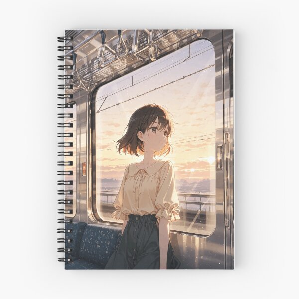 Item preview, Twilight Train Ride with a Gentle Gaze designed and sold by SEIMEI2025.