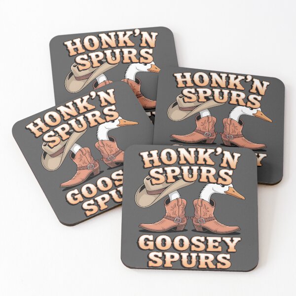 Item preview, Cowboy goose - Yeehaw goose - Goose in boots - Goose on the loose - Western goose - Silly goose - Honky tonk goose - Cowgirl duck designed and sold by JansenGS.