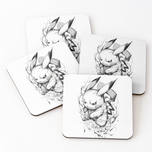 Item preview, Furia Trueno – Boceto de Pikachu listo para la batalla designed and sold by Dyan4.