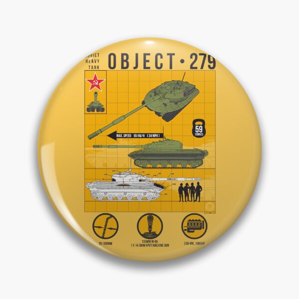 Item preview, For the Soviet Tank Lover! Object 279 Cold War Heavy Tank Infographic designed and sold by FAawRay.