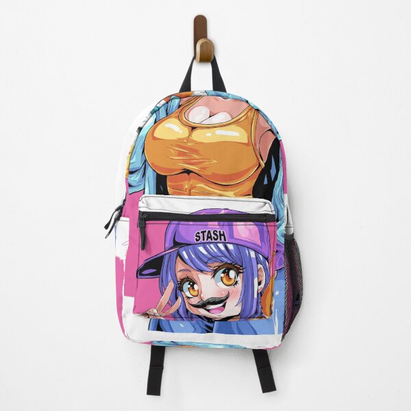 Item preview, Cool Anime Girl with Shiba Inu – 80s Retro Fashion & Japanese Street Style designed and sold by AirForceTuan.