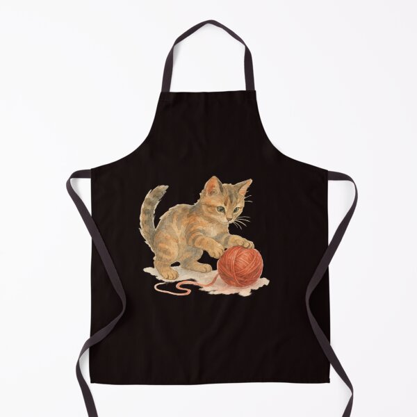 Item preview, “Bundle of Joy: Watercolor Cat at Play” designed and sold by Tadeusz1.