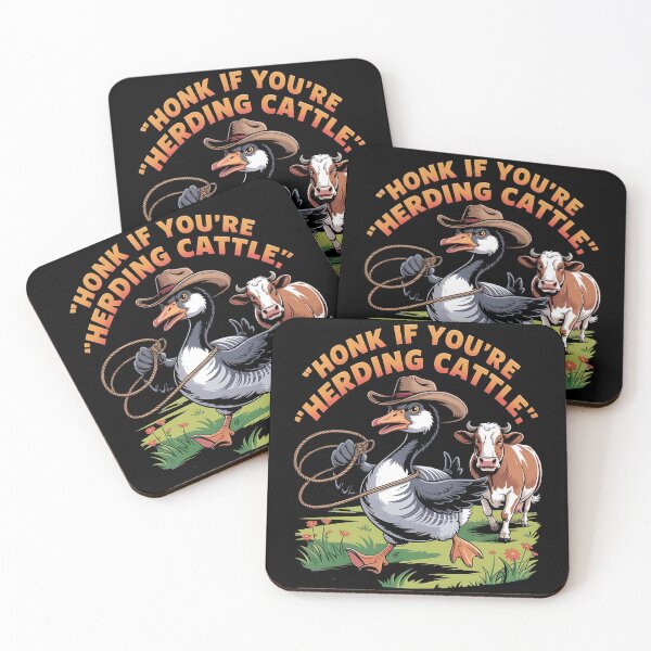 Item preview, Cowboy goose - Yeehaw goose - Goose in boots - Goose on the loose - Western goose - Silly goose - Honky tonk goose - Cowgirl duck designed and sold by JansenGS.