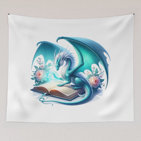 Item preview, Blue Dragon Reading Book designed and sold by Eiwaprints.