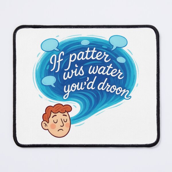 Item preview, If Patter Wis Water Youd Droon Scottish Saying Humor Scotland designed and sold by EdgyEdgeArt.
