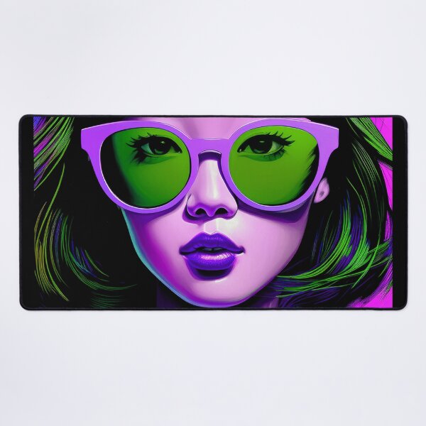 Item preview, Sunny Girl with Shades, Sunny Girl wearing Sunglasses, Sunspecs, Sunnies designed and sold by CharlottePlaceArt.