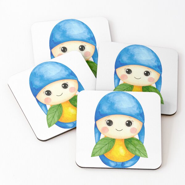 Item preview, Cartoon character cute watercolor designed and sold by Nok-Thep.