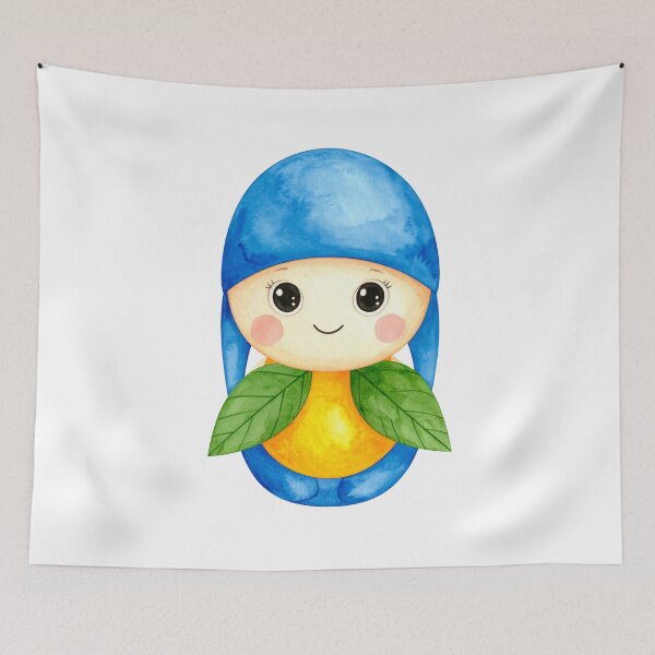 Item preview, Cartoon character cute watercolor designed and sold by Nok-Thep.