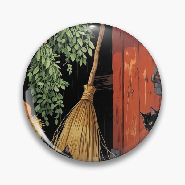 Item preview, Witch’s Harvest Barn – Cottagecore Halloween Magic designed and sold by Deezyned.