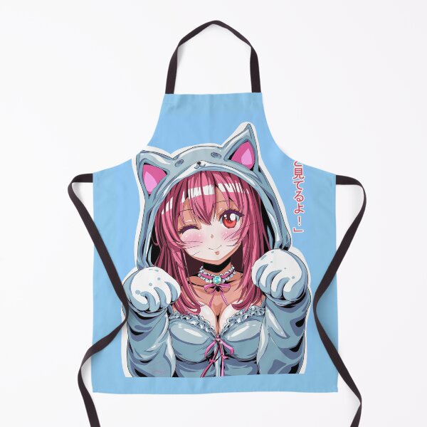 Artikelvorschau, Sexy Waifu-Catgirl mit Oppai-Dekolleté – Retro-Anime-Stil entworfen und verkauft von AirForceTuan.
