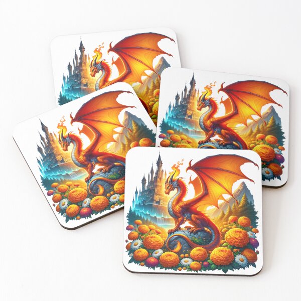 Item preview, Orange Dragon Art designed and sold by Eiwaprints.