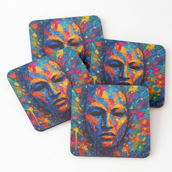 Item preview, Mask dance in a riot of color designed and sold by Sigtrix.