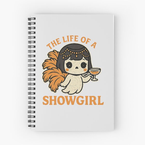 Item preview, The Life of a Showgirl Cute Spooky Art - Kawaii Halloween Ghost Showgirl designed and sold by SnapLabDesigns.