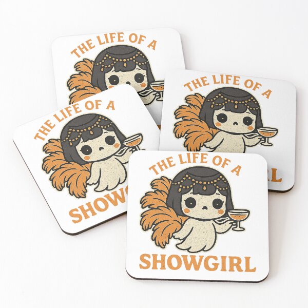 Item preview, The Life of a Showgirl Cute Spooky Art - Kawaii Halloween Ghost Showgirl designed and sold by SnapLabDesigns.