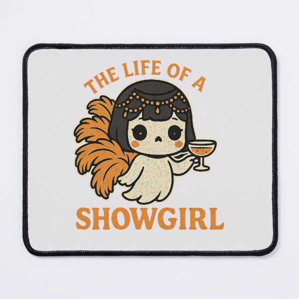 Item preview, The Life of a Showgirl Cute Spooky Art - Kawaii Halloween Ghost Showgirl designed and sold by SnapLabDesigns.