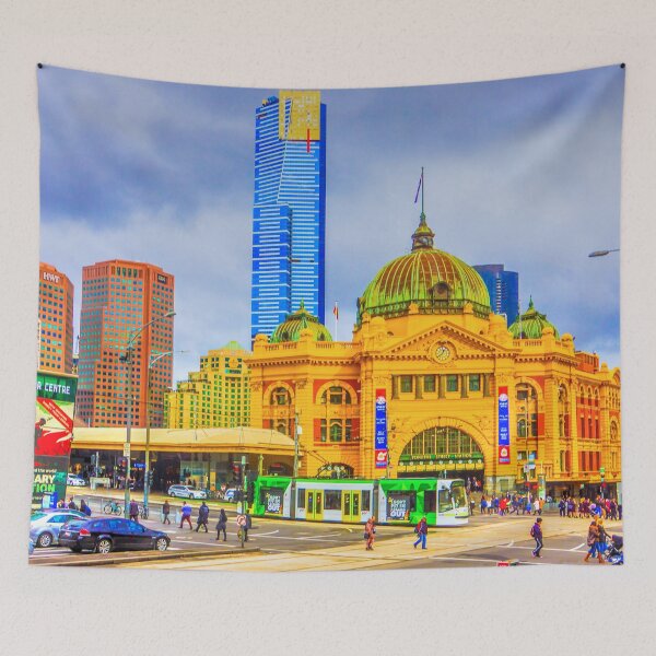 Item preview, Flinders Street Station -- No Distracting Wires designed and sold by Steven Jodoin.