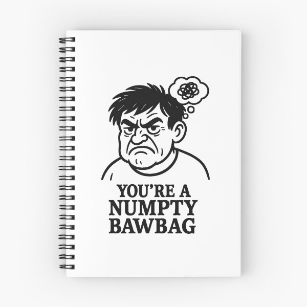 Item preview, You're A Numpty Bawbag Scottish Insult Scotland Humour designed and sold by EdgyEdgeArt.