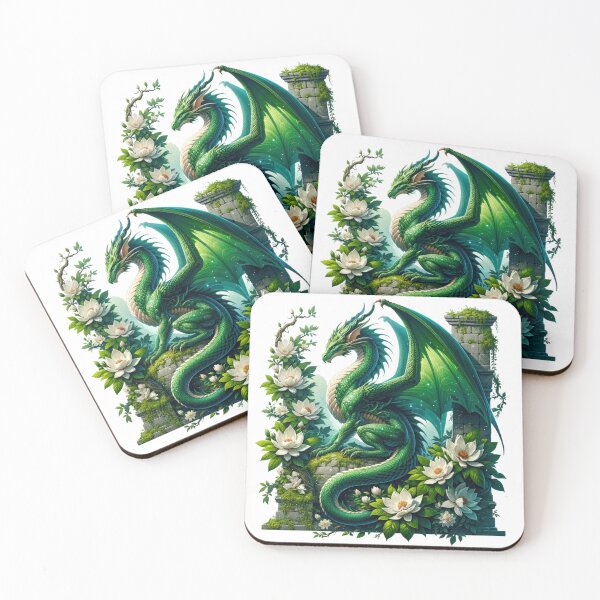 Item preview, Powerful Green Dragon designed and sold by Eiwaprints.