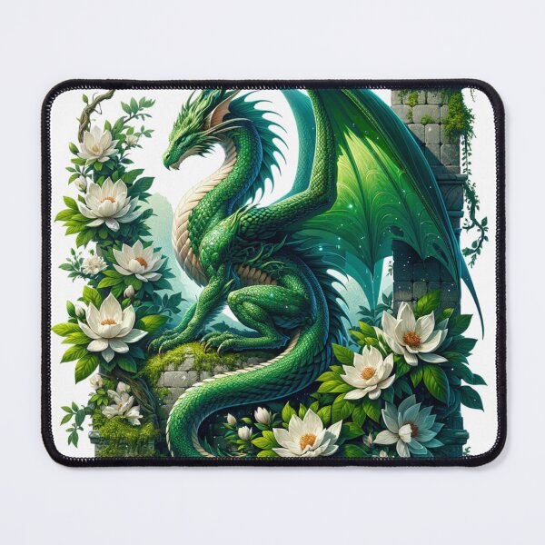 Item preview, Powerful Green Dragon designed and sold by Eiwaprints.