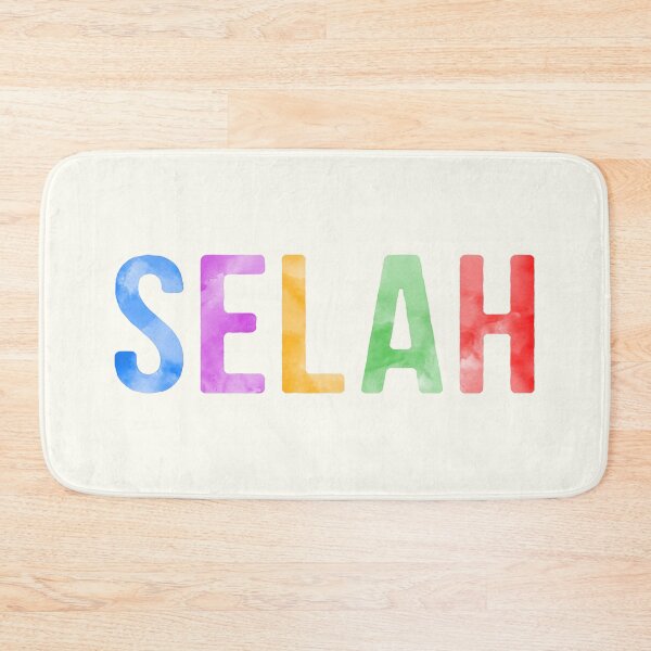 Item preview, Selah Name Bright Colors designed and sold by Jeallan Designs.
