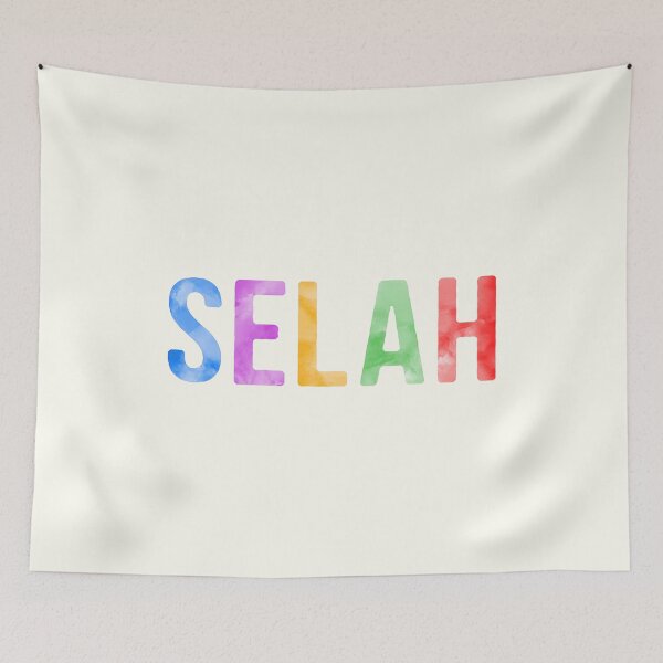 Item preview, Selah Name Bright Colors designed and sold by Jeallan Designs.