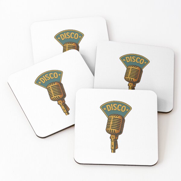 Item preview, Retro Disco Microphone Design – 70s Dance Music Fan Art designed and sold by Fleetwood1994.