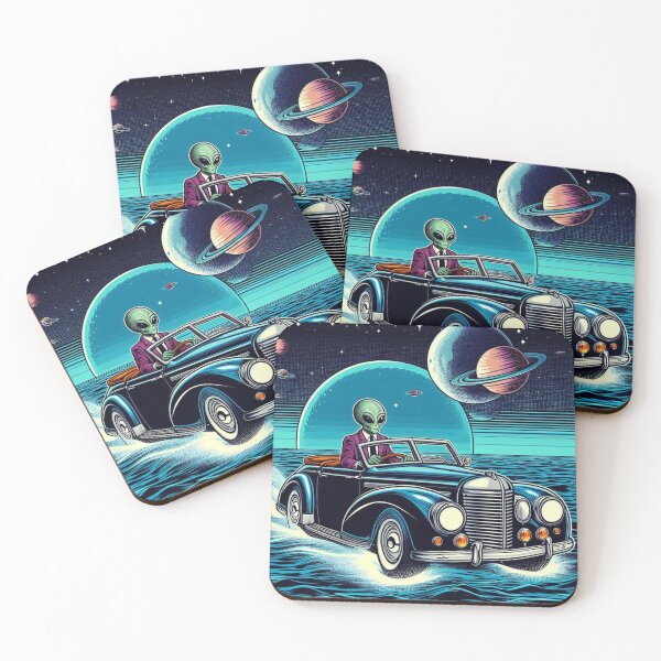 Item preview, Alien classic car at space designed and sold by Dogandesighn.