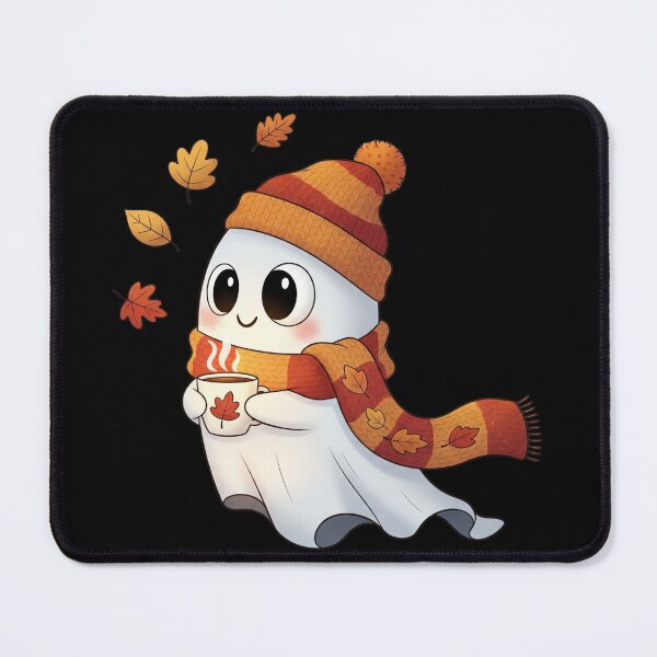 Item preview, Autumn Ghost | Cozy, Whimsical, and Spookily Seasonal Halloween Graphic designed and sold by Tw1nsAIArt.