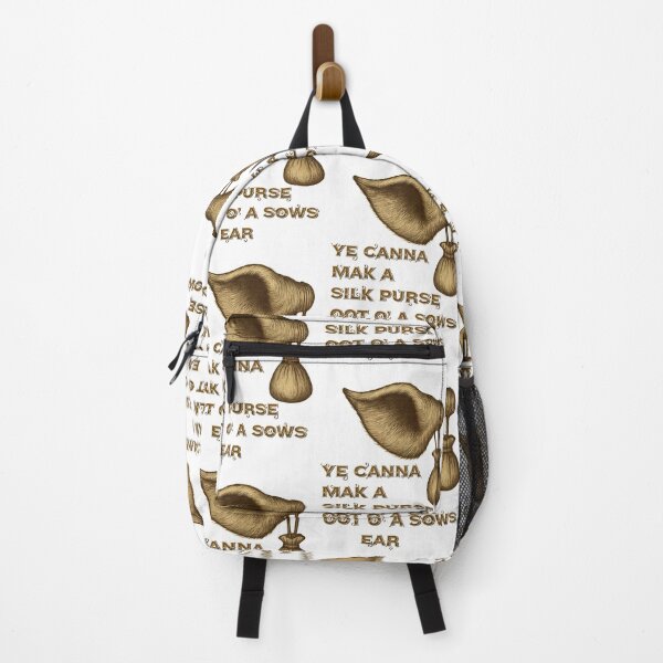 Item preview, Ye Canna Mak A Silk Purse Oot O A Sows Ear Scottish Saying Wisdom designed and sold by EdgyEdgeArt.