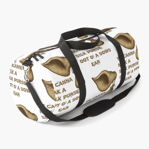 Item preview, Ye Canna Mak A Silk Purse Oot O A Sows Ear Scottish Saying Wisdom designed and sold by EdgyEdgeArt.