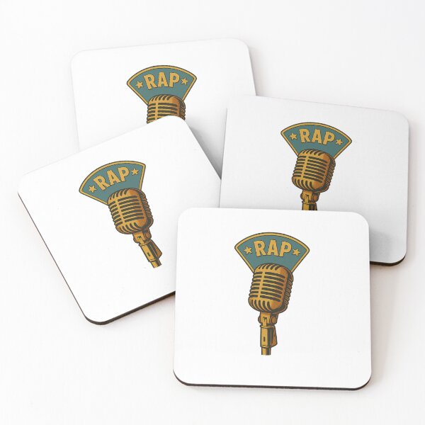 Item preview, Rap Music Microphone Art – Hip Hop DJ Vintage Design designed and sold by Fleetwood1994.
