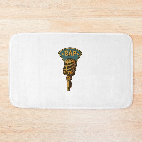 Item preview, Rap Music Microphone Art – Hip Hop DJ Vintage Design designed and sold by Fleetwood1994.