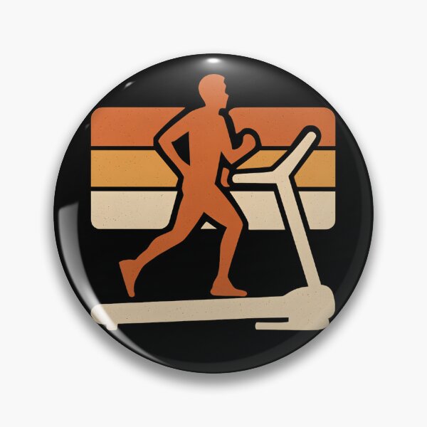 Item preview, Treadmill Running – Retro Fitness Cardio Gym Gift Design designed and sold by Sztuboo.