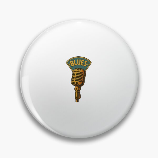 Item preview, Blues Music Microphone Design – Vintage Jazz & Soul Art designed and sold by Fleetwood1994.