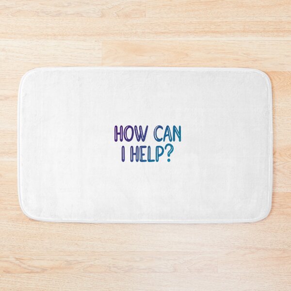 Item preview, How can I help? (blue) designed and sold by PaulaPatata.
