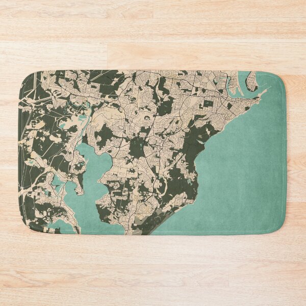 Item preview, Newcastle City Map of New South Wales, Australia - Vintage designed and sold by deMAP.