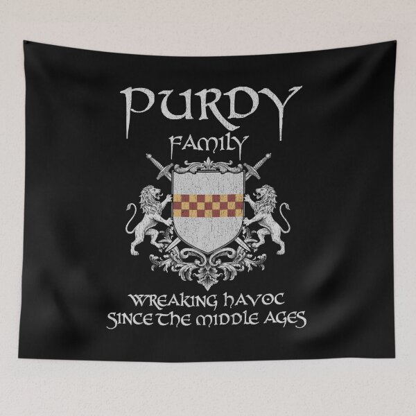 Item preview, Purdy Family Crest – Medieval Heritage Emblem for Ancestry Lovers & Vintage Style Fans designed and sold by 9X FR.