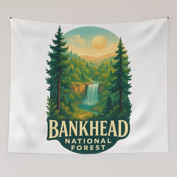 Item preview, Bankhead National Forest Waterfall Alabama designed and sold by Places On Earth.