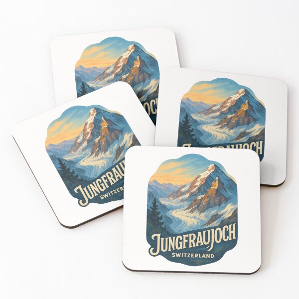 Item preview, Jungfraujoch Mountain Sunset Switzerland designed and sold by Places On Earth.