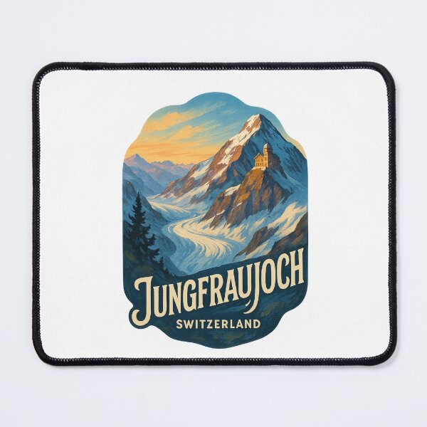 Item preview, Jungfraujoch Mountain Sunset Switzerland designed and sold by Places On Earth.