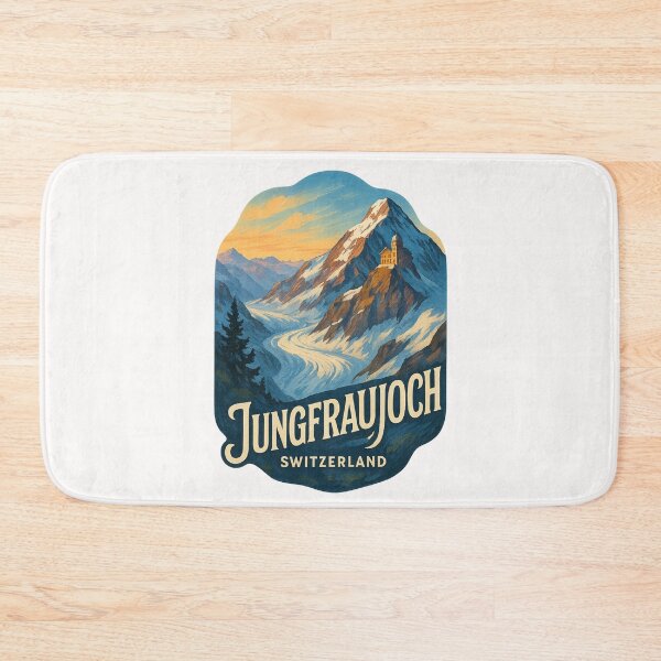 Item preview, Jungfraujoch Mountain Sunset Switzerland designed and sold by Places On Earth.