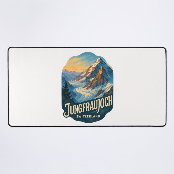 Item preview, Jungfraujoch Mountain Sunset Switzerland designed and sold by Places On Earth.